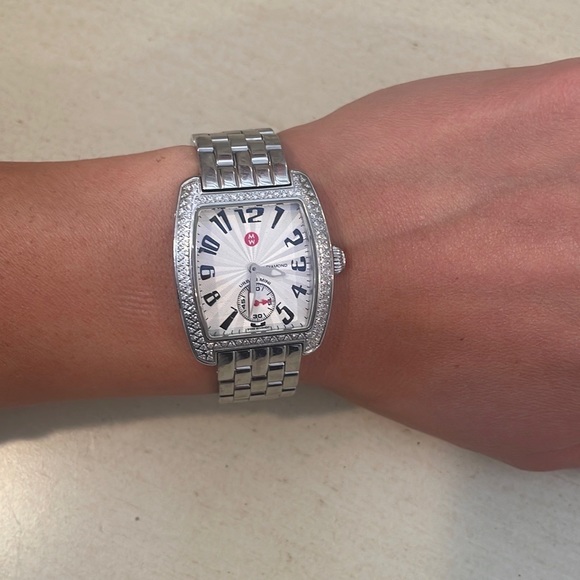 Michele Urban Diamond Bezel Watch authentic - Picture 3 of 10